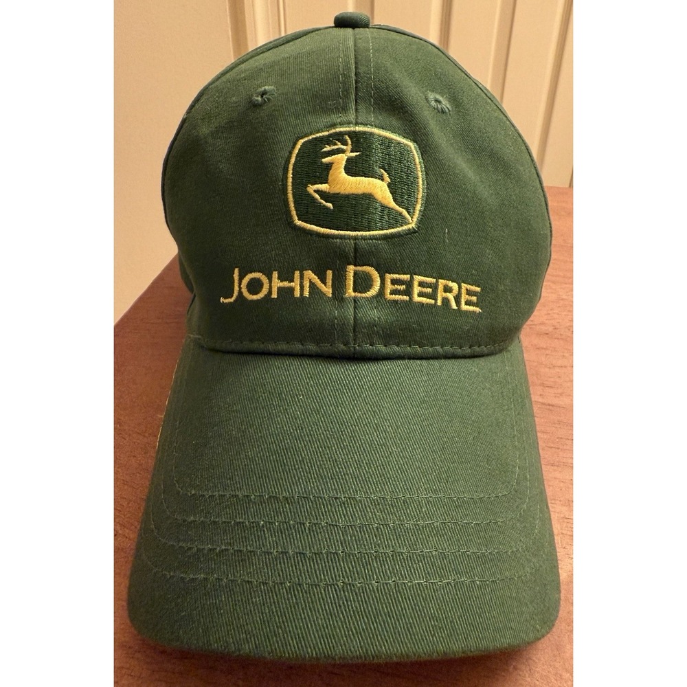 John Deere Nothing Runs Like A Deere Green Baseball Cap Owners Edition EUC